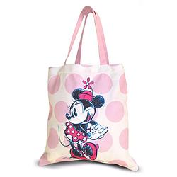 Foto van Disney shopper minnie mouse 40 x 30 cm katoen roze/crème