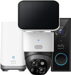 Foto van Eufycam solocam s340 + eufy video doorbell e340 + homebase 3