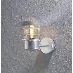 Foto van Konstsmide modena 7303-320 buitenlamp (wand) spaarlamp, led e27 60 w verzinkt