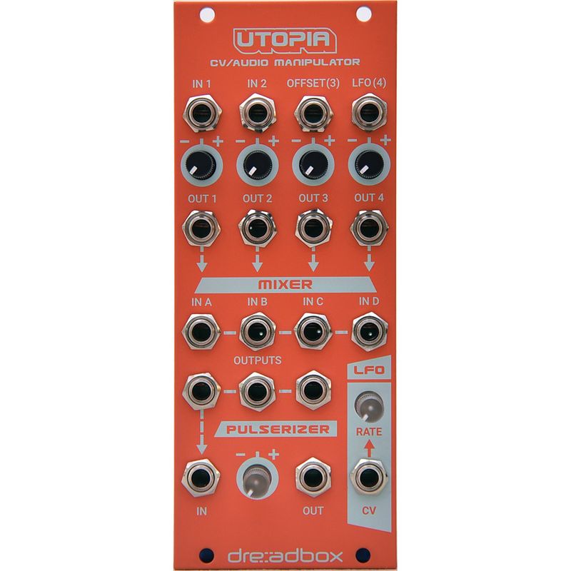 Foto van Dreadbox utopia eurorack cv audio manipulator