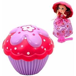 Foto van Boti cupcake surprise doll - verander je cupcake in een heerlijk geurende prinsessen pop! lila/roze bloem