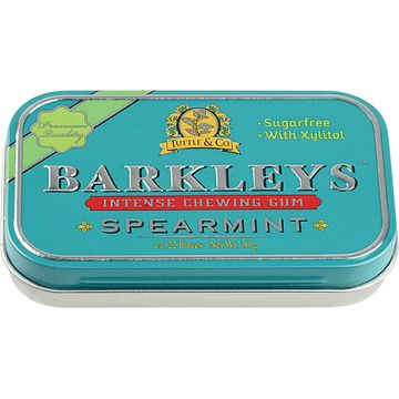 Foto van Barkleys intense chewing gum spearmint 30g bij jumbo