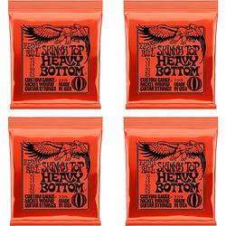 Foto van Ernie ball 2215 skinny top heavy bottom snaren voor elektrische gitaar (4 sets)