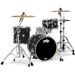 Foto van Pdp drums pd805400 concept maple finish ply satin black 3d. shellset