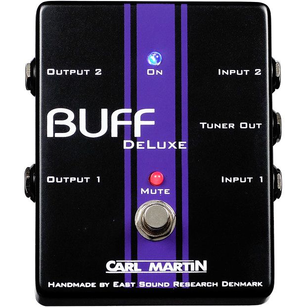 Foto van Carl martin buff deluxe dual high quality signal buffer pedal