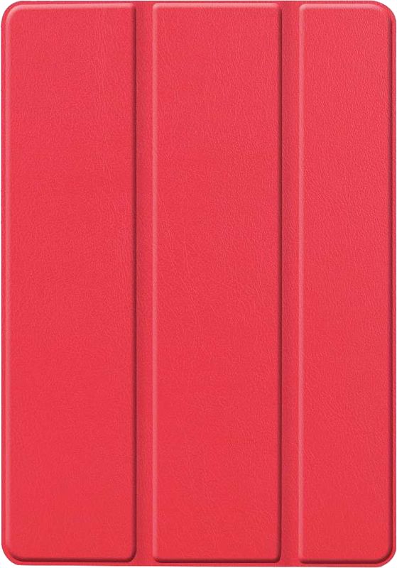 Foto van Just in case smart tri-fold apple ipad (2021/2020) book case rood