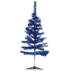 Foto van Kleine ijsblauw kerstboom van 90 cm - kunstkerstboom