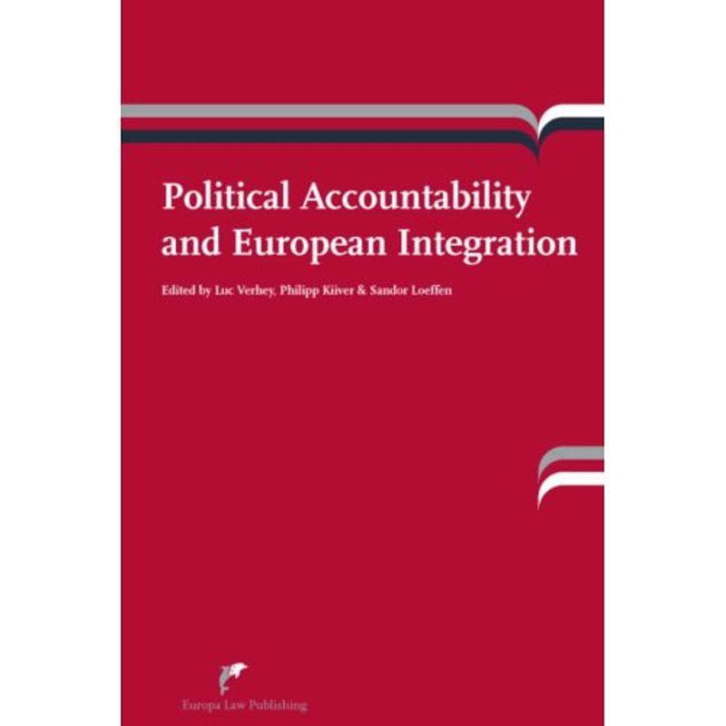 Foto van Political accountability and european in