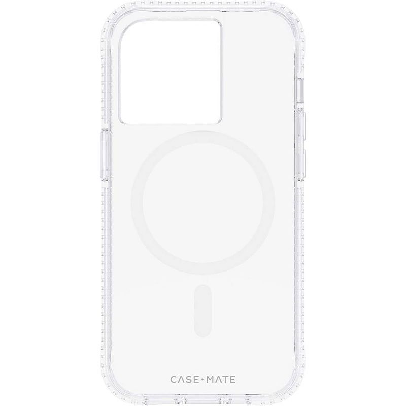 Foto van Case-mate tough clear plus magsafe case apple iphone 14 pro transparant