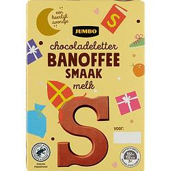 Foto van Jumbo chocoladeletter banoffee smaak melk s 65g