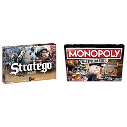 Foto van Spellenbundel - 2 stuks - stratego & monopoly valsspelerseditie