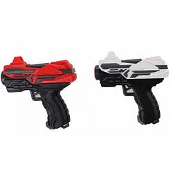 Foto van Tack pro shotgun duo pocket junior 11 cm zwart/rood/wit 15-delig