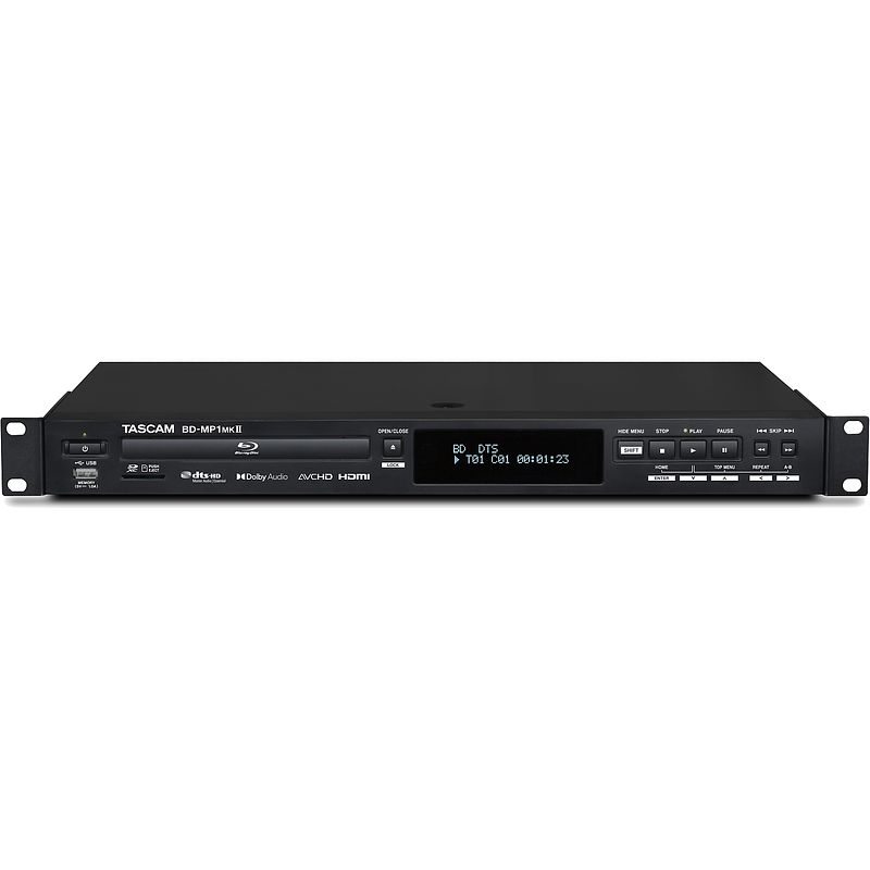 Foto van Tascam bd-mp1mkii blu-ray en mediaspeler