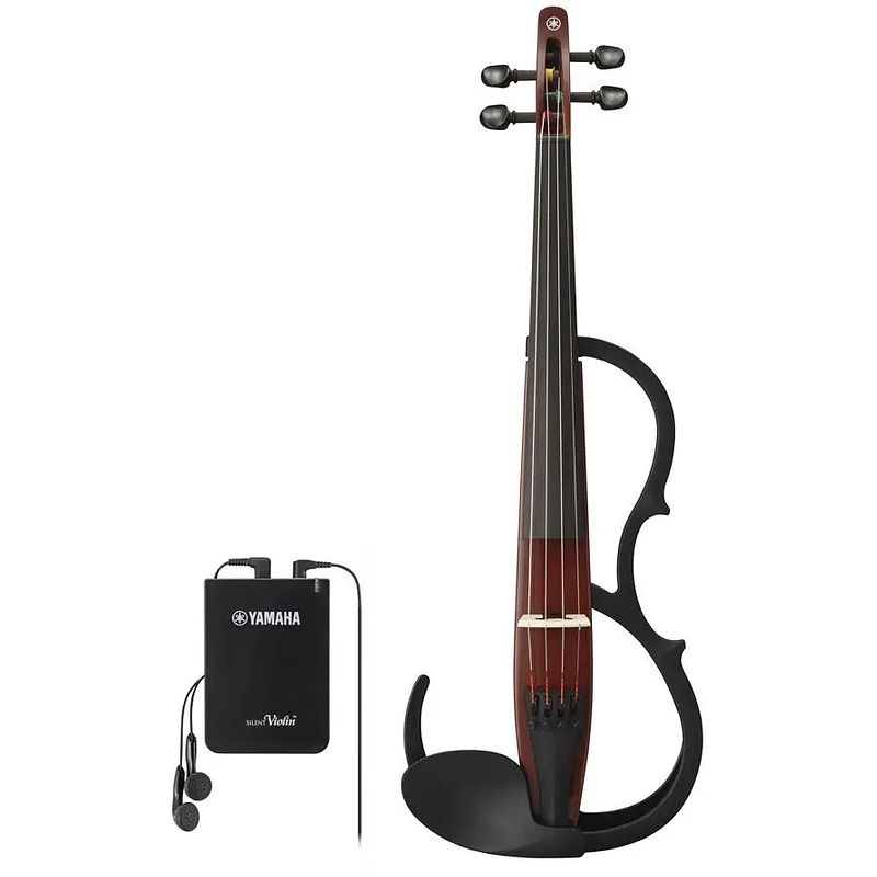 Foto van Yamaha ysv104 brown silent violin elektrische viool