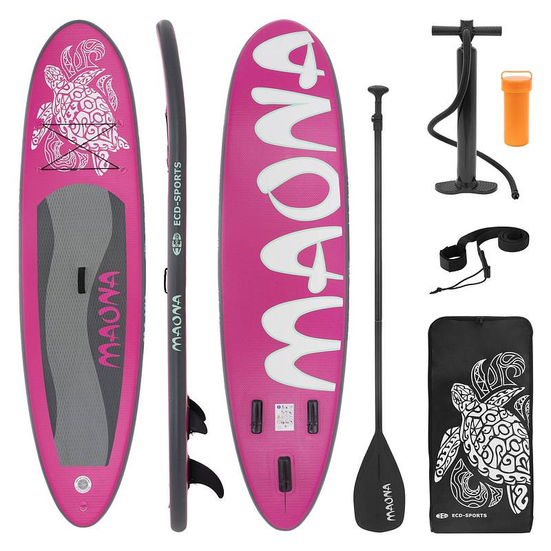 Foto van Stand up paddle surfboard pink maona