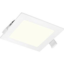 Foto van Led downlight slim pro - aigi suno - inbouw vierkant 16w - natuurlijk wit 4000k - mat wit - kunststof