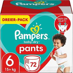 Foto van Pampers - baby dry pants - maat 6 - mega pack - 72 luierbroekjes