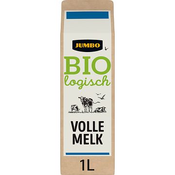 Foto van Jumbo biologisch verse volle melk 1l