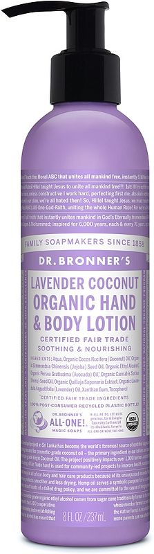 Foto van Dr. bronner hand- & bodylotion lavendel kokos