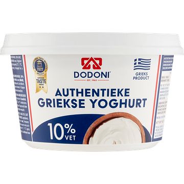 Foto van Dodoni authentieke griekse yoghurt 10% vet 500g bij jumbo