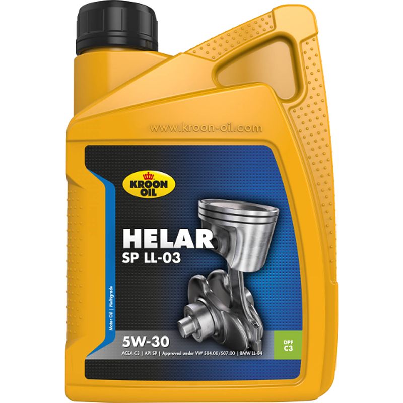 Foto van Kroon-oil helar sp ll-03 5w-30 - 33088 5 l can / bus