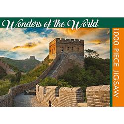 Foto van Plenty gifts legpuzzel wonders of the world 68 cm 1000 stukjes