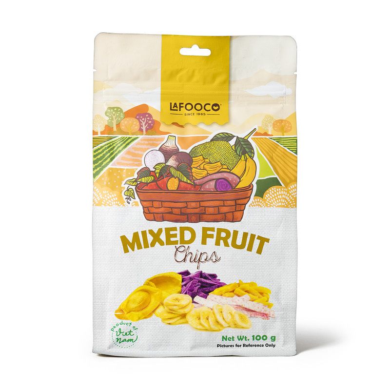 Foto van Gemixt fruit chips - 100 g