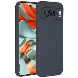 Foto van Accezz liquid silicone backcover google pixel 9 pro xl telefoonhoesje blauw