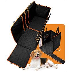 Foto van Mister mill hondendeken auto hondenkleed beschermhoes achterbank kofferbak 137 x 147 cm