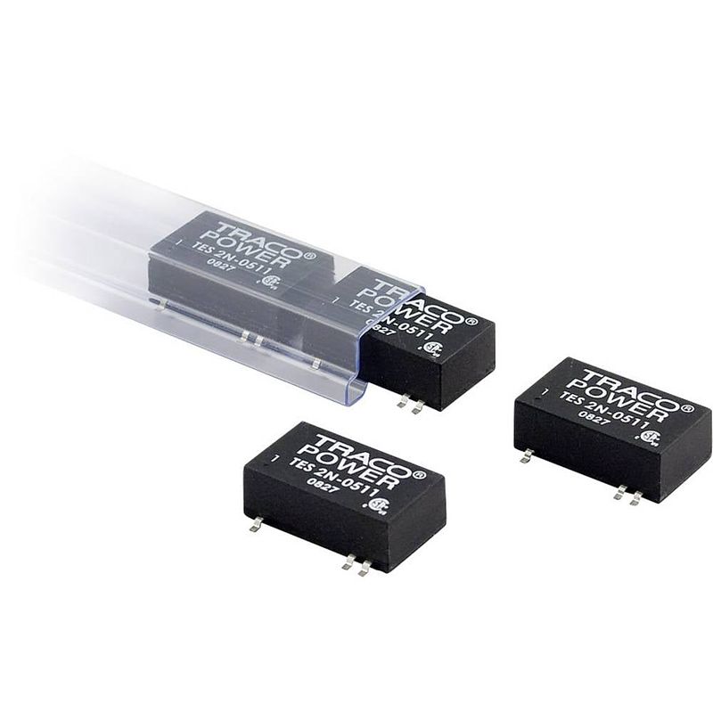 Foto van Tracopower tes 2n-2410 dc/dc-converter, smd 24 v/dc 3.3 v/dc 500 ma 2 w aantal uitgangen: 1 x