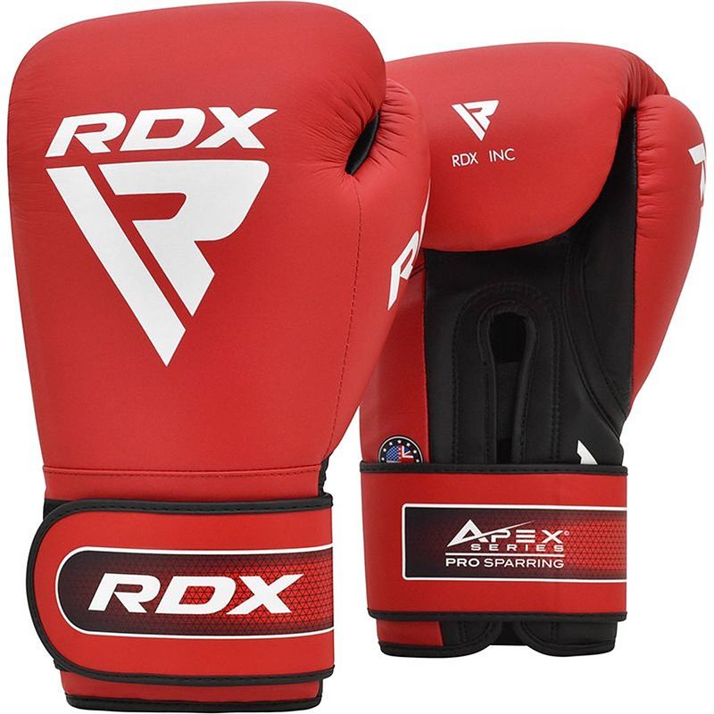 Foto van Rdx sports bokshandschoenen pro sparring apex a5 - rood - 16oz - kunststof