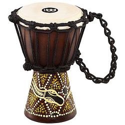 Foto van Meinl hdj6-xxs african style mini djembe