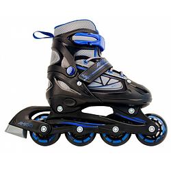 Foto van Amigo inlineskates fuse jongens polypropyleen zwart/blauw mt 34/37