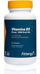 Foto van Fittergy vitamine d3 75mcg met zink