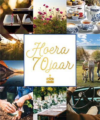 Foto van Hoera, 70 jaar - hardcover (9789463548359)