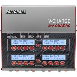 Foto van Voltcraft v-charge 240 quadro multifunctionele modelbouwlader 12 v, 230 v 12 a li-poly, lifepo, li-ion, lihv, nicd, nimh, lood