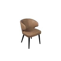 Foto van Ptmd fiori taupe terra leather dining chair