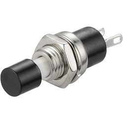 Foto van Tru components tc-r13-24a1-05-bk druktoets 250 v/ac 1.5 a 1x uit/(aan) moment 1 stuk(s)