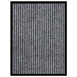 Foto van Vidaxl deurmat 40x60 cm gestreept grijs