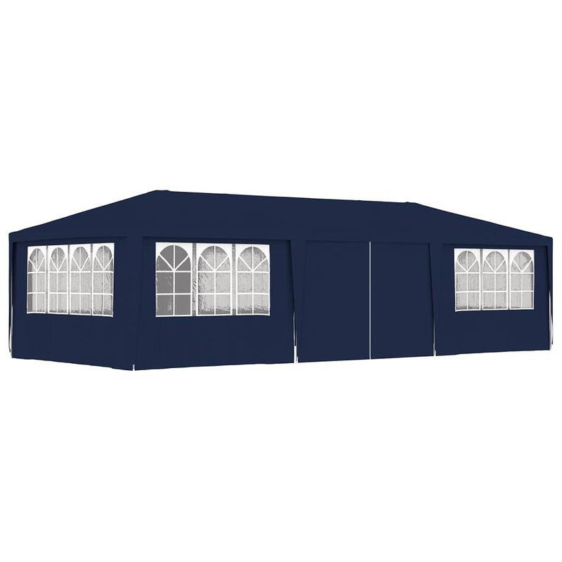 Foto van Vidaxl partytent met zijwanden professioneel 90 g/m² 4x9 m blauw