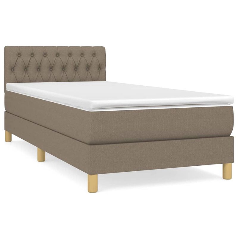 Foto van The living store boxspringbed - comfort - bed - 90 x 200 x 78/88 cm - pocketvering matras