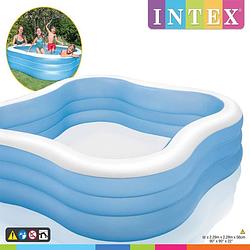 Foto van Intex swim center zwembad beach wave 229x229x56 cm 57495np