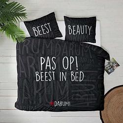 Foto van #darum! #darum! beest in bed dekbedovertrek lits-jumeaux (240 x 200/220 cm + 2 kussenslopen) dekbedovertrek