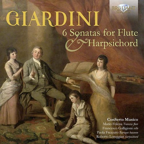 Foto van Giardini: 6 sonatas for flute & harpsichord - cd (5028421956251)