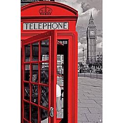 Foto van Grupo erik london phone box poster 61x91,5cm