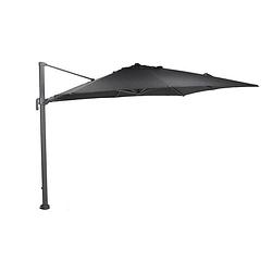 Foto van Garden impressions zweefparasol hawaii big pole 350x350 - donker grijs - zwart