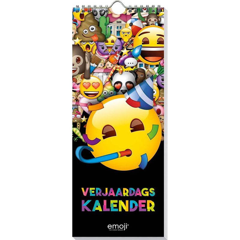 Foto van Emoji - verjaardagskalender - 13 x 33 cm