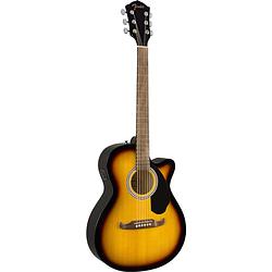 Foto van Fender fa-135ce concert sunburst wn elektrisch-akoestische westerngitaar