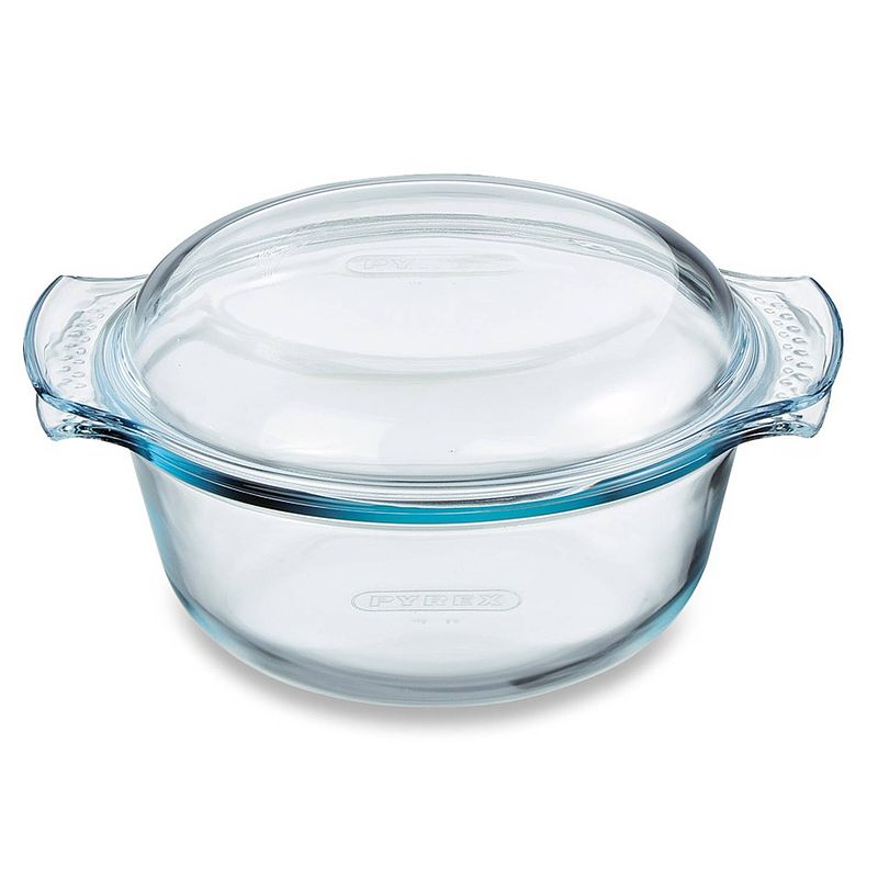 Foto van Pyrex ovenschaal met deksel - 1 l - rond