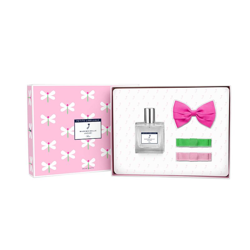 Foto van Jacadi paris mademoiselle petite libellule set - eau de toilette 100 ml & haarspeldjes - kinderparfum voor meisjes